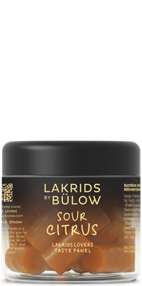 Sour Citrus Lakrids by Bülow 150 g